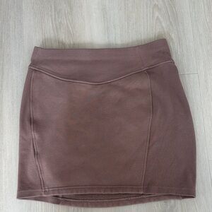 lululemon athletica Mini Skirt in Dusty Brown
